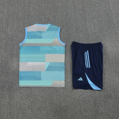 Alternative view of Real Madrid Sleeveless Training Kit Light Blue 2025/26