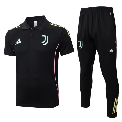 Juventus Training Kit (Polo+Pants) Black 2025/26