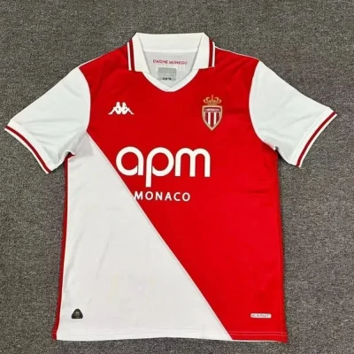 AS Monaco Soccer Jersey Home Custom Shirt 2024/25