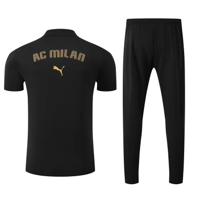 Alternative view of AC Milan Training Kit (Polo+Pants) Black 2025/26