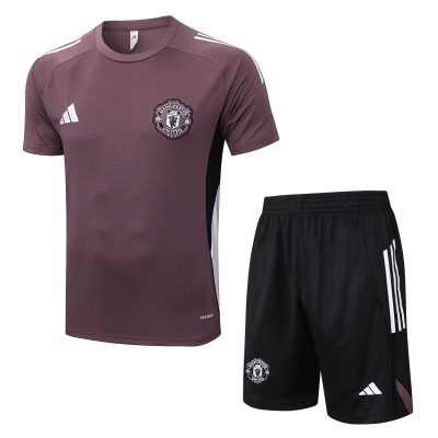 Manchester United Training Jersey Kit Purple 2025/26