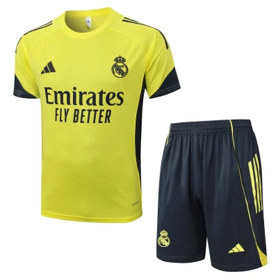 Real Madrid Training Jersey Kit Yellow 2025/26