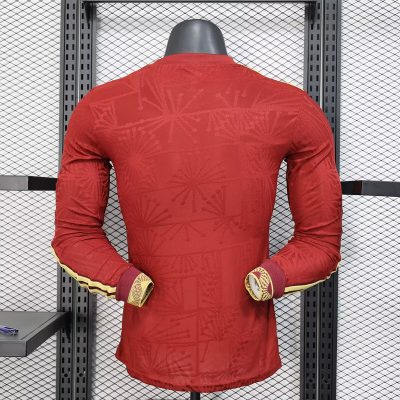 Alternative view of Mexico Red Special Long Sleeve Soccer Jersey 2025