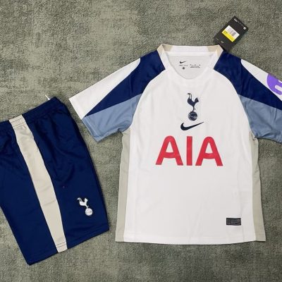 Tottenham Hotspur Football Jersey Home Kids Kit Jersey+Shorts 2025/26