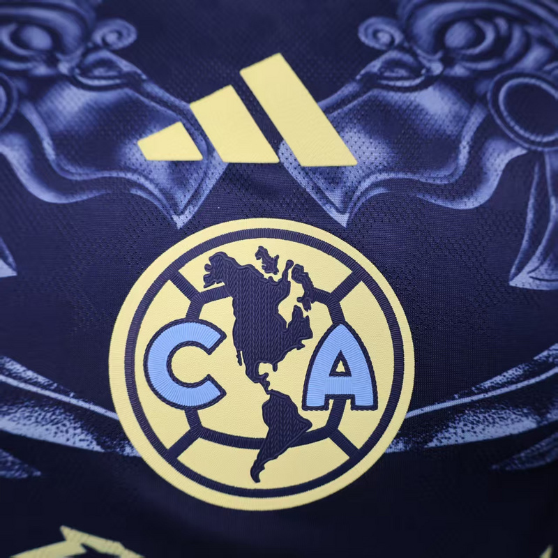 Club America Soccer Jersey Away Long Sleeve Shirt 2025/26 - Image 5