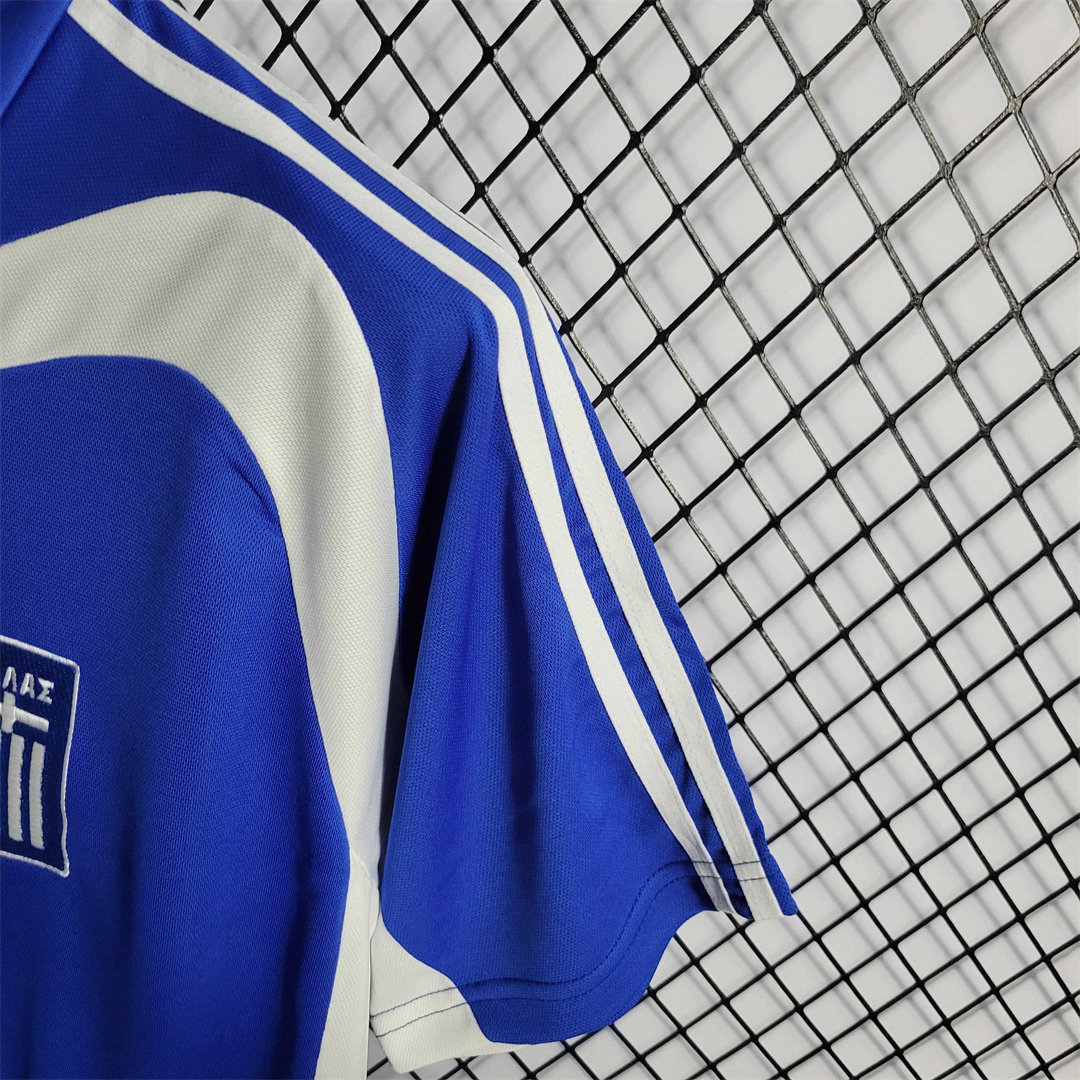 Greece Soccer Jersey Home Custom Shirt 2004 - Image 6