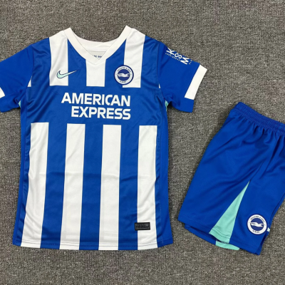 Brighton & Hove Albion Football Jersey Home Kids Kit Jersey+Shorts 2025/26