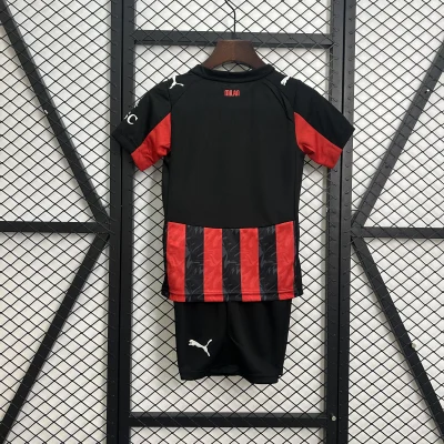 Alternative view of AC Milan Soccer Jersey Home Kids Kit Jersey+Shorts 2025/26