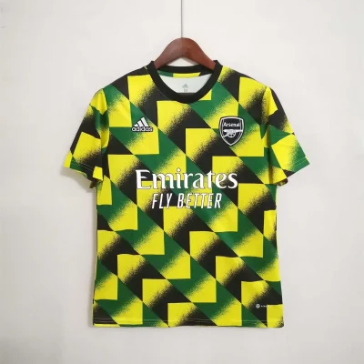 Arsenal Soccer Jersey Pre-Match Custom Shirt 2022/23 - Inspired by Jamaica