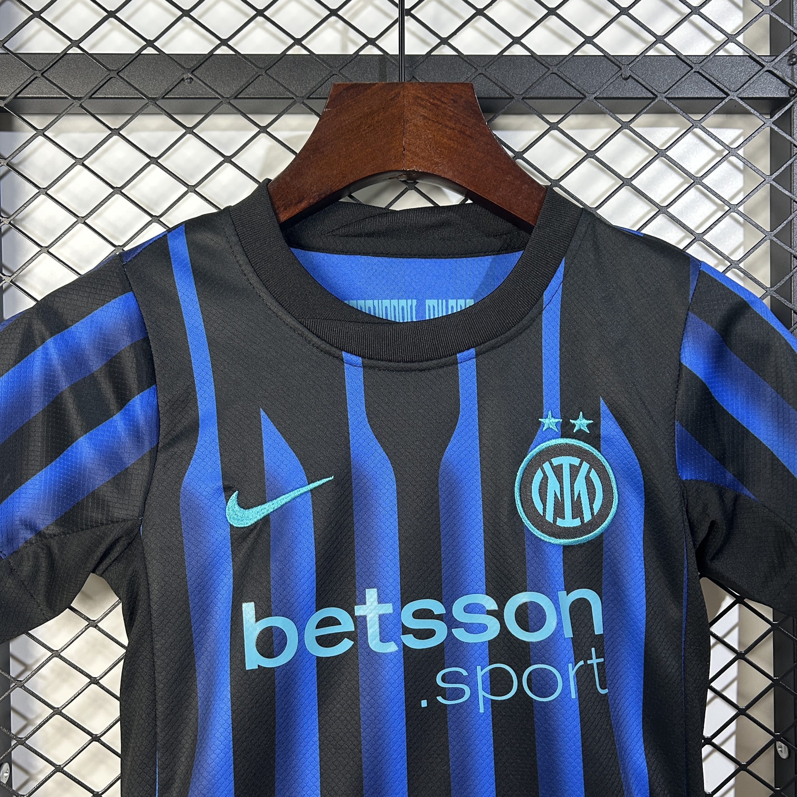 Inter Milan Soccer Jersey Home Kids Kit Jerseys+Shorts 2025/26 - Image 3
