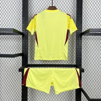 Alternative view of Real Madrid Soccer Jersey Yellow Goalkeeper Kids Kit Jersey+Shorts 2025/26