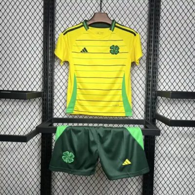 Celtic Soccer Jersey Away Kids Kit Jersey+Shorts 2024/25