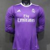 Real Madrid Retro Jersey Away Long Sleeve Soccer Shirt 2016/17