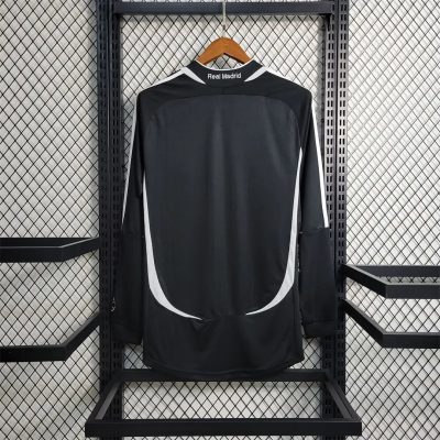 Alternative view of Real Madrid Retro Jersey Away Long Sleeve Custom Soccer Shirt 2006/07