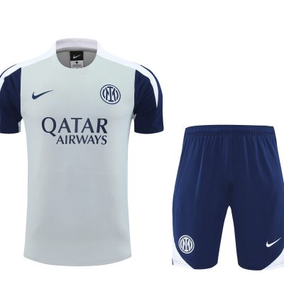Inter Milan Training Jersey Kit Gray 2025/26