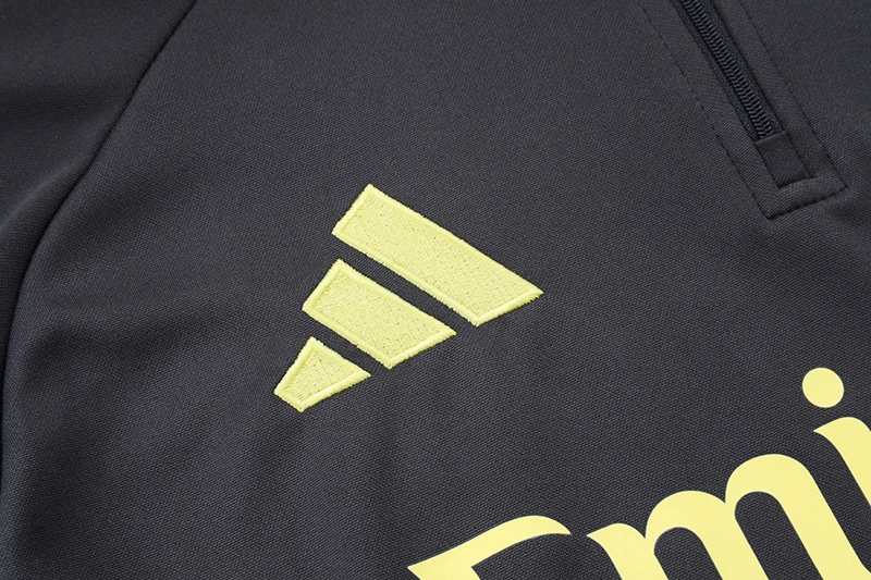 Real Madrid Training Kit (Sweatshirt+Pants) Deep Grey 2025/26 - Image 4