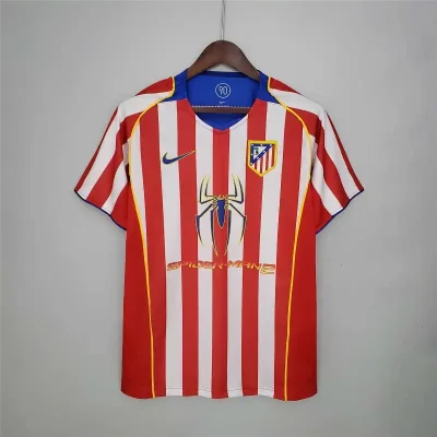 Atletico Madrid Retro Soccer Jersey Home Shirt 2004/05