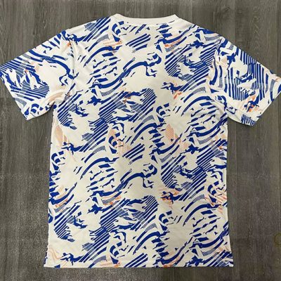 Alternative view of Olympique Lyonnais Football Jersey Pre-Match Custom Shirt 2024/25