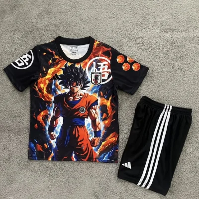 Japan Soccer Jersey Dragon Ball Special Edition Kids Kit Jersey+Shorts 2025