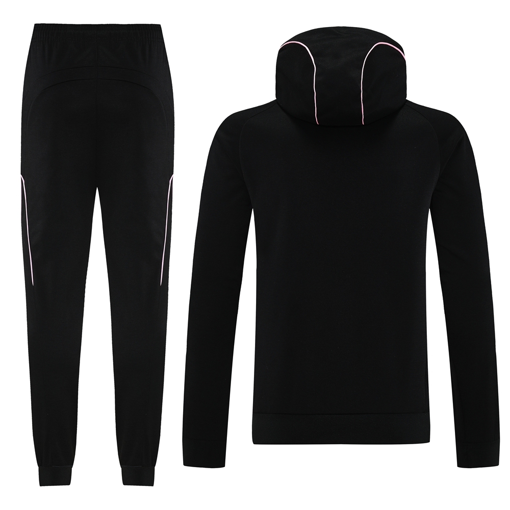 Inter Miami Hoodie Training Kit (Sweatshirt+Pants) Black 2025 - Image 2