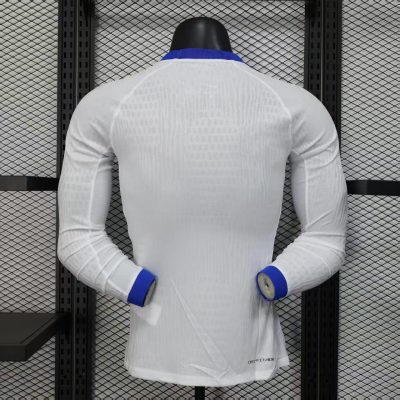 Alternative view of England Soccer Jersey Home Long Sleeve Shirt 2025