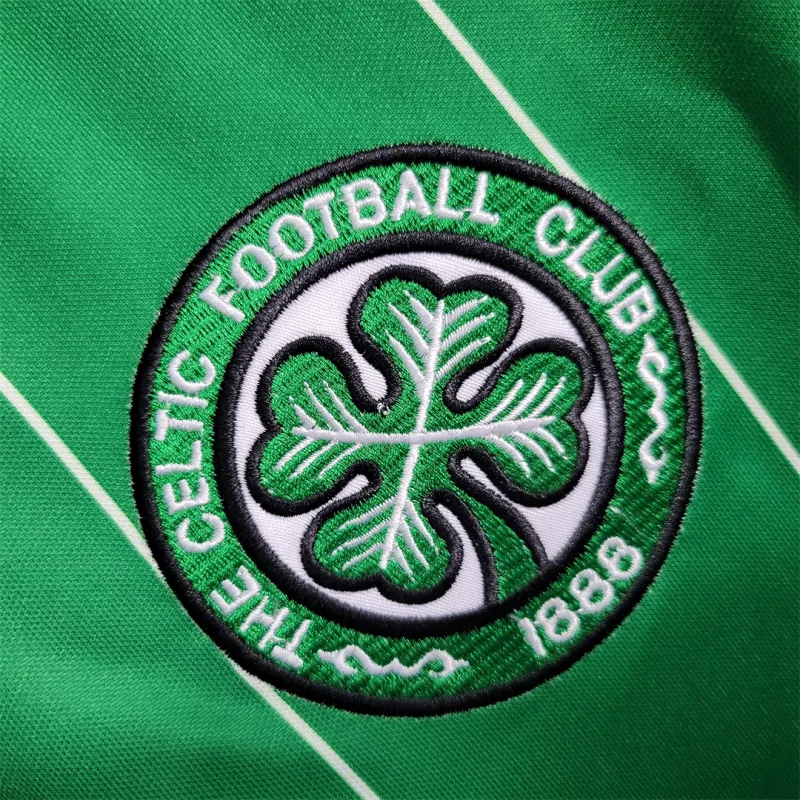 Celtic Retro Soccer Jersey Home Custom Shirt 1984/86 - Image 4