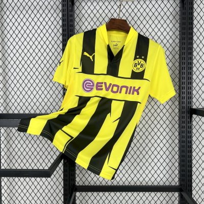 Borussia Dortmund Retro Jersey Home Soccer Shirt 2012-13