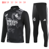Kids Real Madrid Training Dragon Black Kit (Sweatshirt+Pants) 2024/25