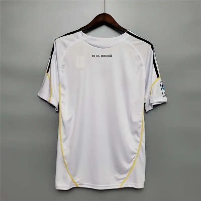 Alternative view of Real Madrid Retro Jersey Home Custom Soccer Shirt 2009/10