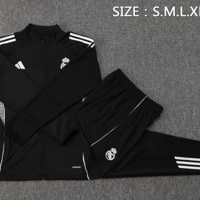 Alternative view of Real Madrid Training Kit (Jacket+Pants) Black 2025/26