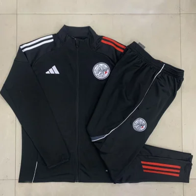 Kids  Ajax Training Kit (Jacket+Pants) Black 2025/26