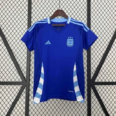 Argentina Soccer Jersey Away Women's Custom Shirt 2024