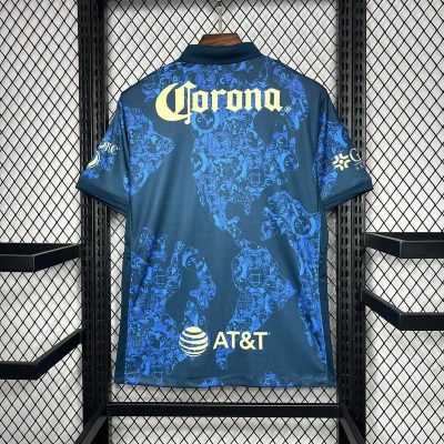 Alternative view of Club America Soccer Jersey Away Custom Shirt 2024/25