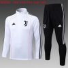 Kids Juventus Training Kit (Sweatshirt+Pants) White 2025/26