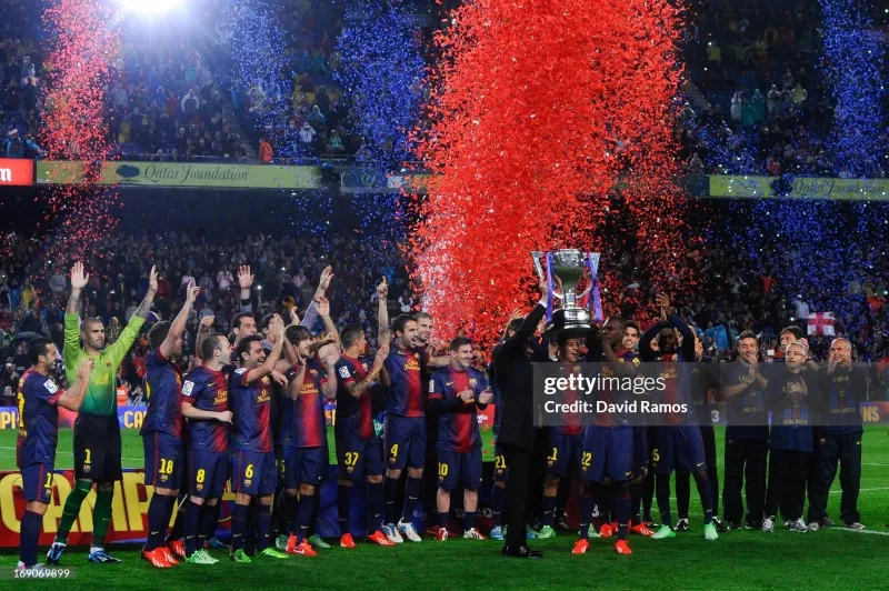 Barcelona Retro Jersey Home Soccer Shirt 2012-13 - Image 4