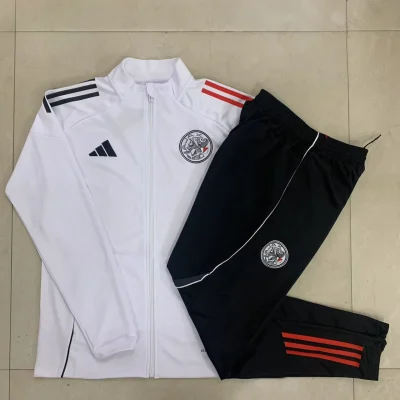 Kids Ajax Training Kit (Jacket+Pants) White 2025/26
