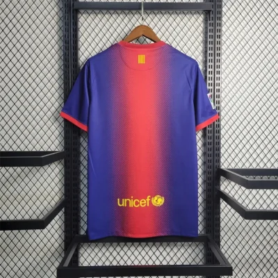Alternative view of Barcelona Retro Jersey Home Soccer Shirt 2012-13