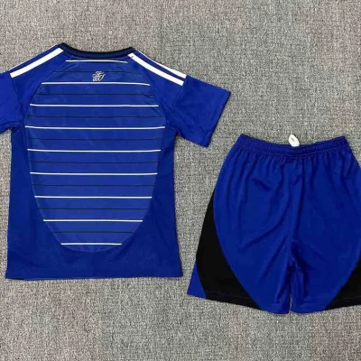 Alternative view of Aston Villa Football Jersey Third Away Kids Kit Jersey+Shorts 2024/25