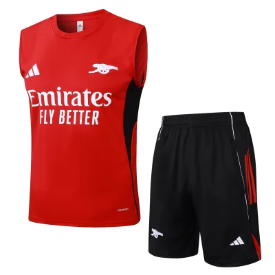 Arsenal Sleeveless Training Kit Red 2025/26