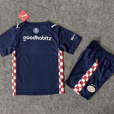 Alternative view of PSV Eindhoven Football Jersey Away Kids Kit Jersey+Shorts 2025/26