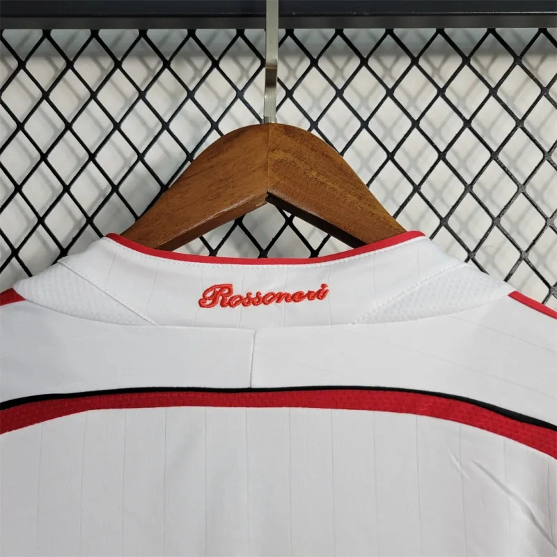 AC Milan Retro Soccer Jersey Away UCL Final Long Sleeve Custom Shirt 2006/07 - Image 4