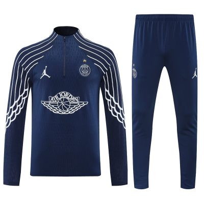 PSG Training Kit (Sweatshirt+Pants) Blue 2025/26