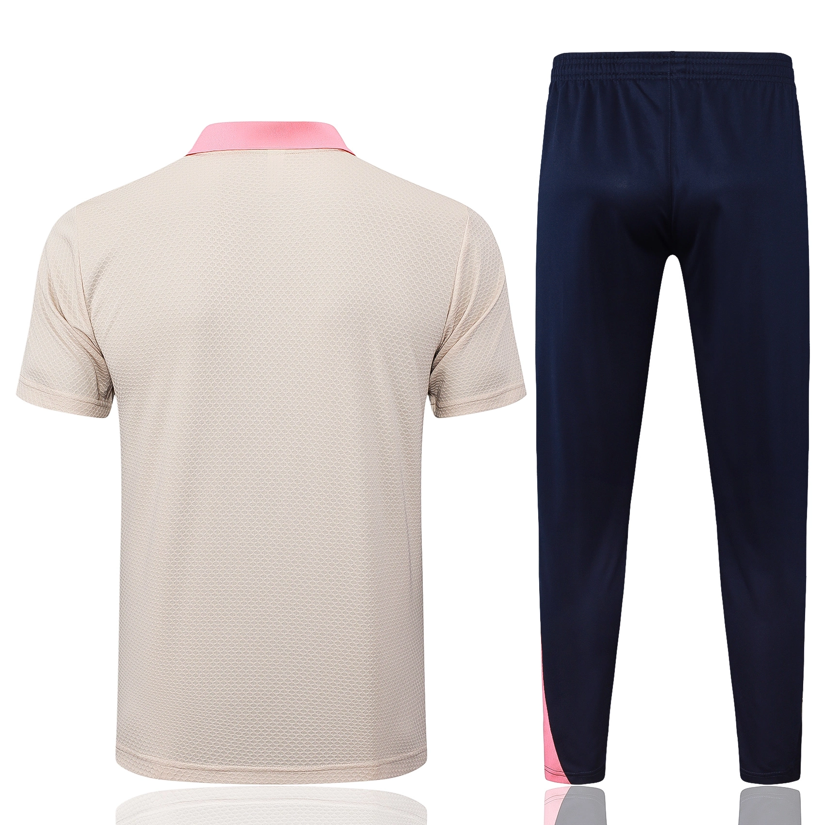 Barcelona Training Kit (Polo+Pants) Beige 2025/26 - Image 2