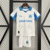 Marseille Soccer Jersey Home Kids Kit Jerseys+Shorts 2025/26
