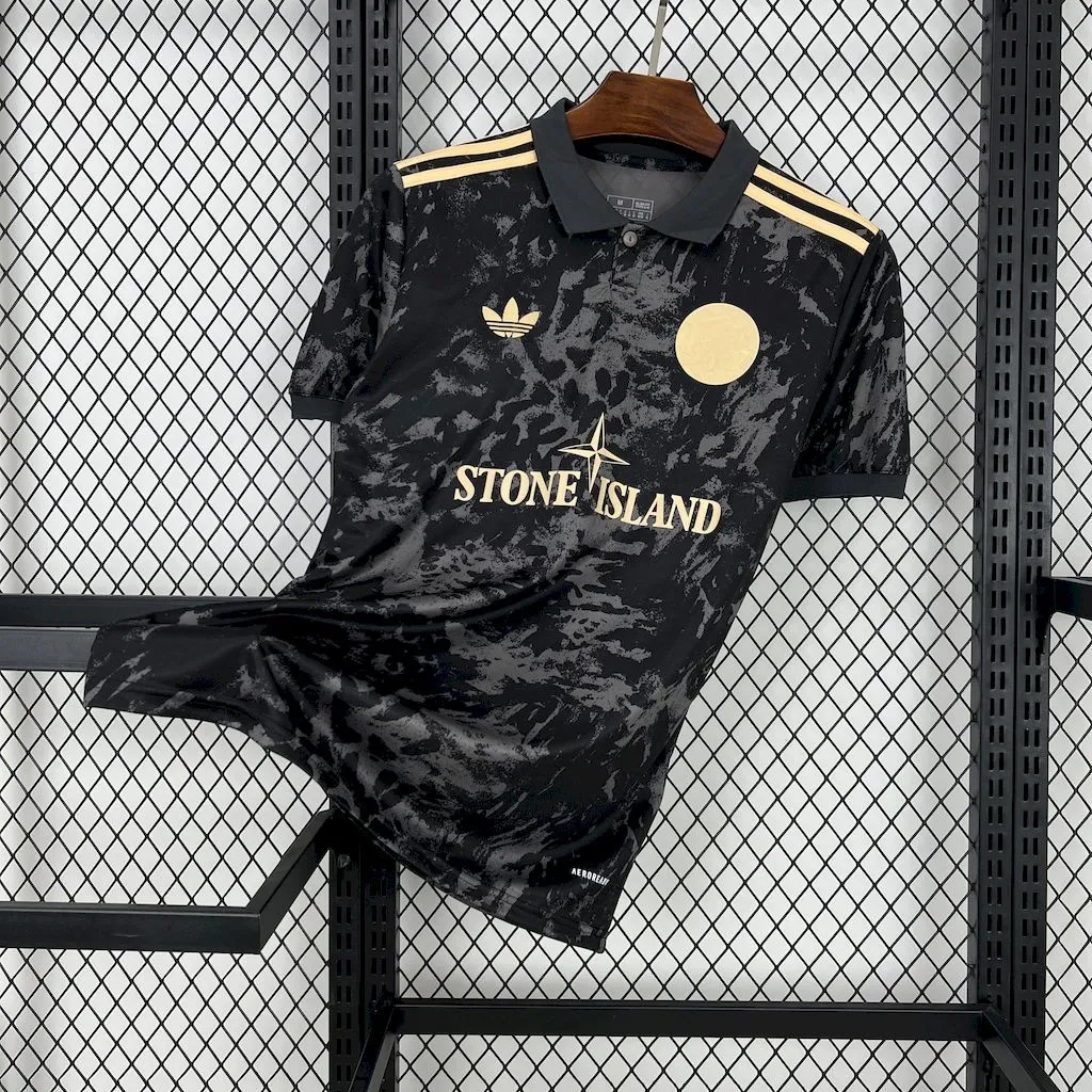 Ajax Football Jersey Stone Island Special Edition Custom Shirt 2025/26