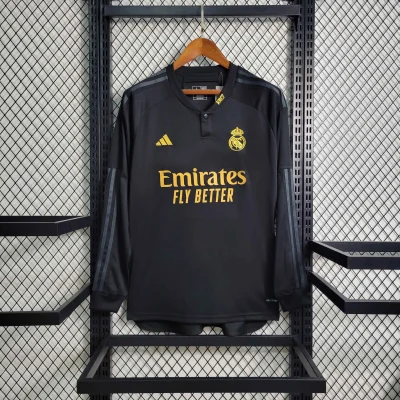 Real Madrid Soccer Jersey Third Away Long Sleeve Custom Shirt 2023/24
