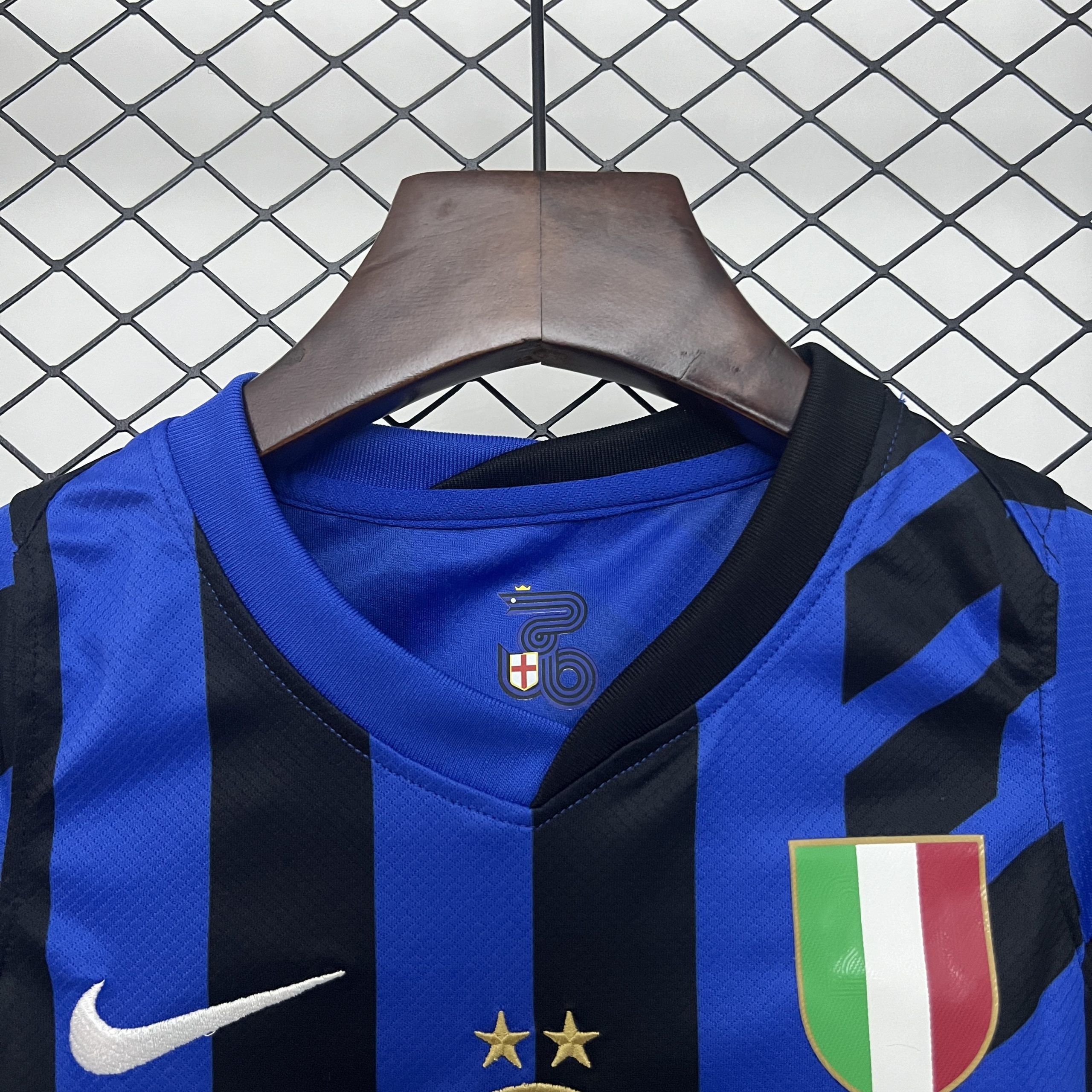 Inter Milan Soccer Jersey Home Kids Kit Jerseys+Shorts 2024/25 - Image 4