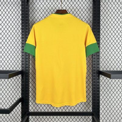 Alternative view of Brazil Retro Jersey Custom Home Soccer Jersey 2012