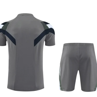 Alternative view of Real Madrid Training Jersey Kit Gray 2025/26