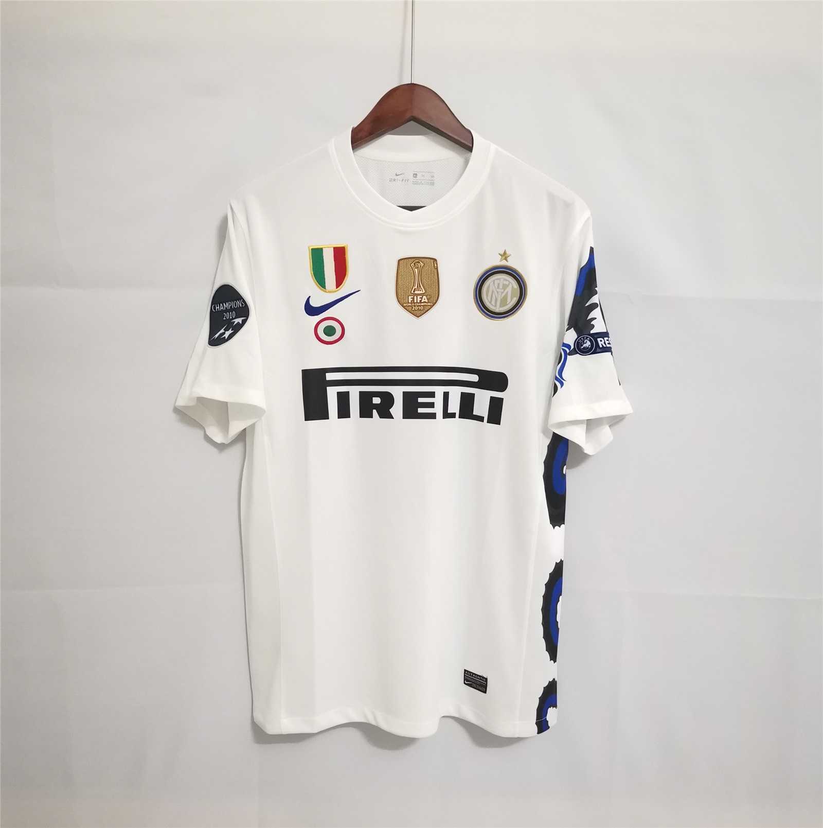 Inter Milan Retro Soccer Jersey Away Custom Shirt 2010/11 - Image 5